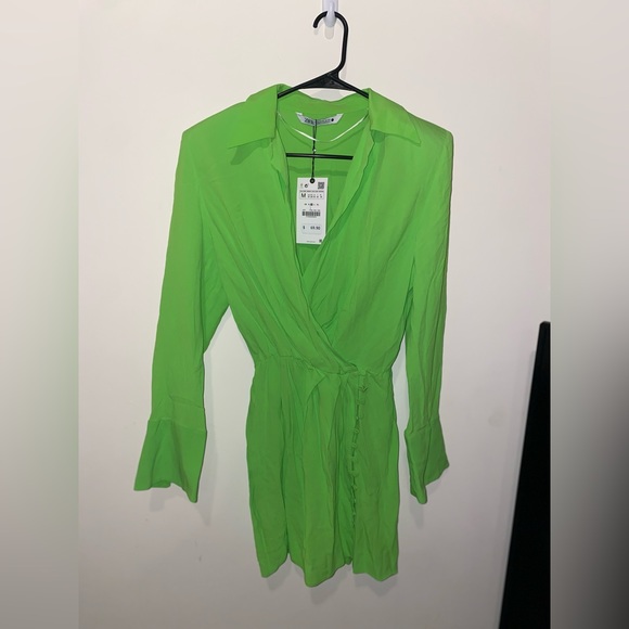 Zara Tops - ZARA Green Blouse